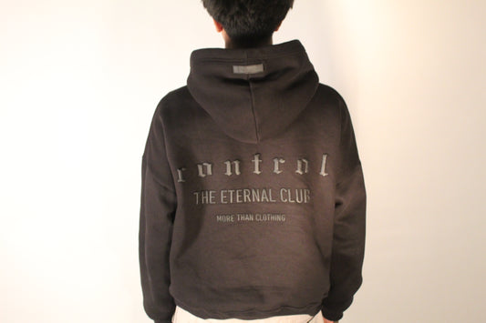 ctrl black eternal dark hoodie