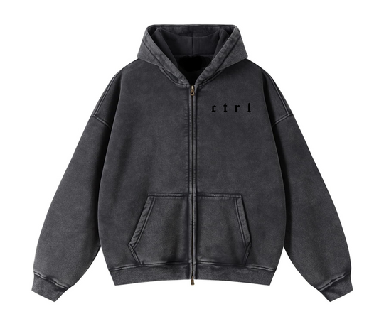 Dark Vintage Zip Up