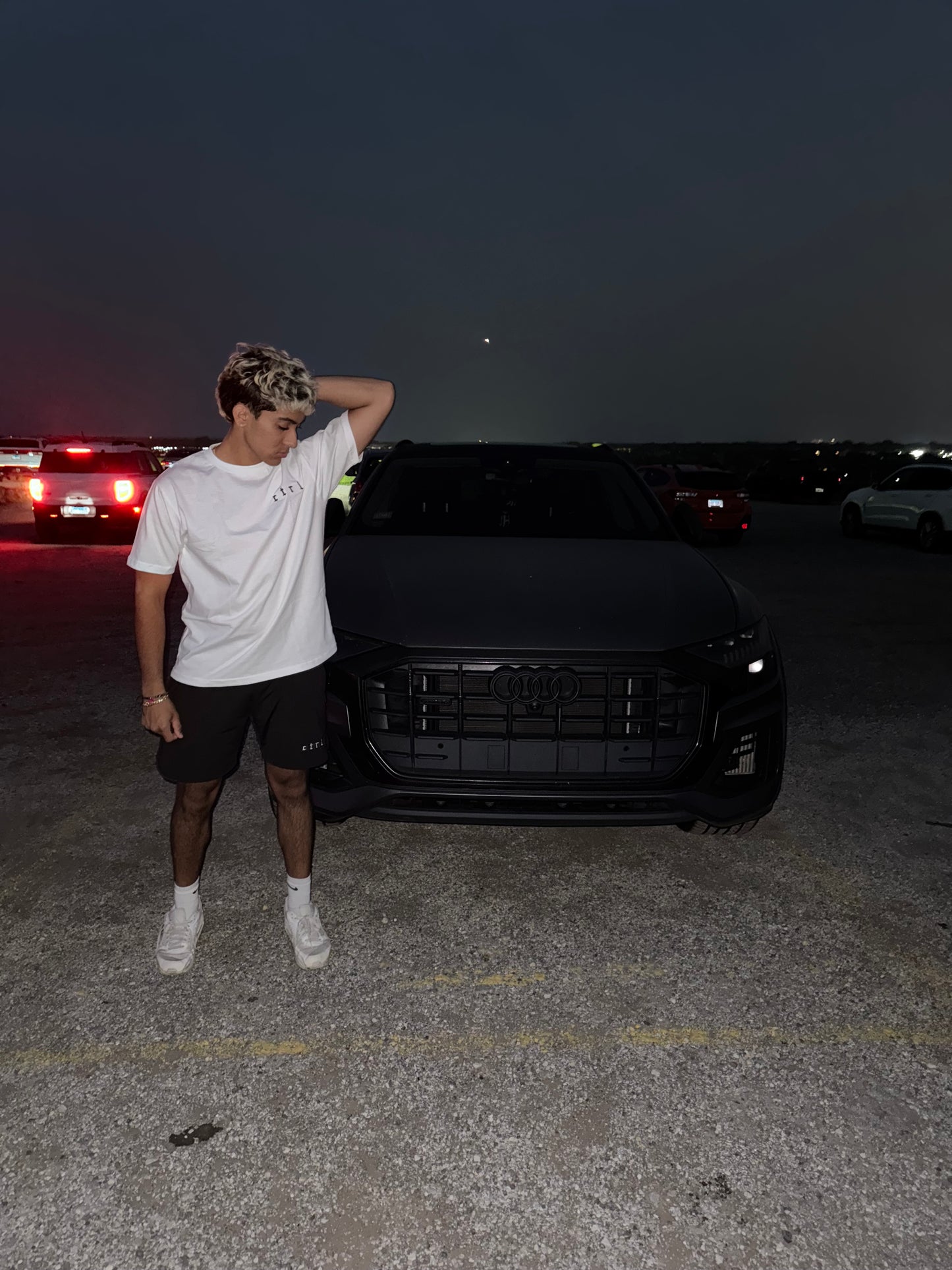 solar white tee