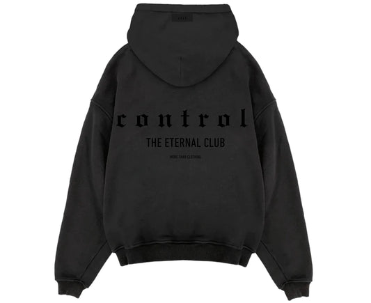 ctrl black eternal dark hoodie