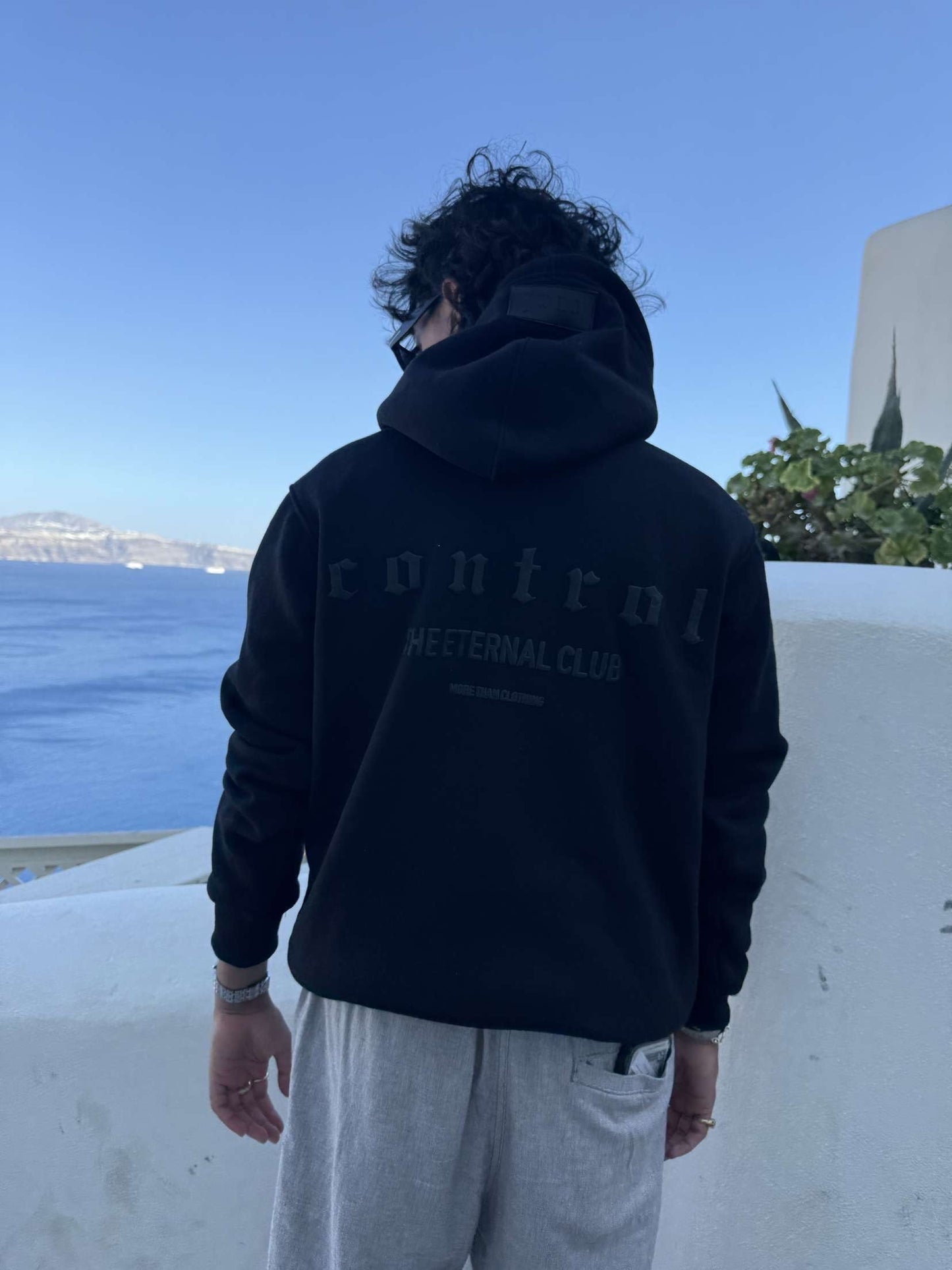 ctrl black eternal dark hoodie